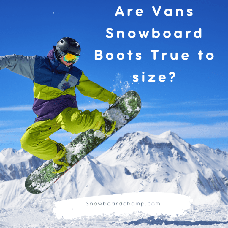 Are Vans Snowboard Boots True to size