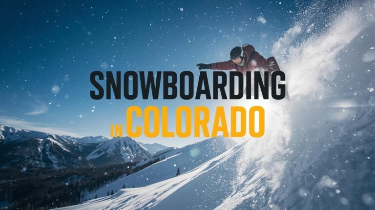 snowboarding in Colorado 
