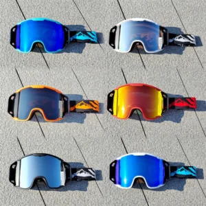 New Ski Goggles Double Layers Anti-Fog Skiing Glasses