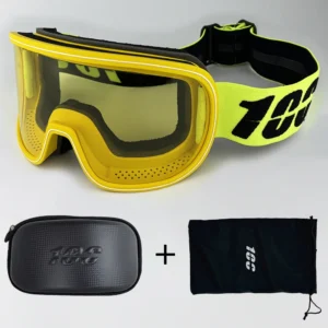 100 Ski Goggles Double Layers Anti-fog UV400 Snowboard Snow Goggles