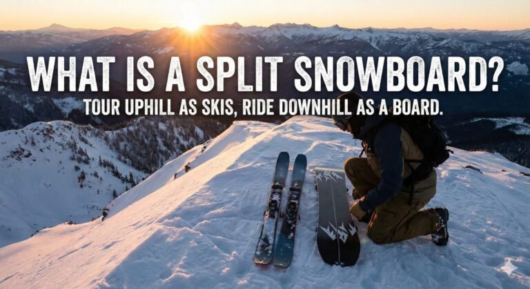 what is a split snowboard