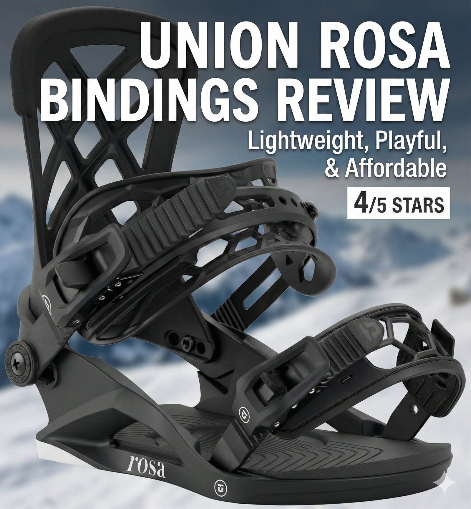 Union Rosa Women's Snowboard Bindings Review